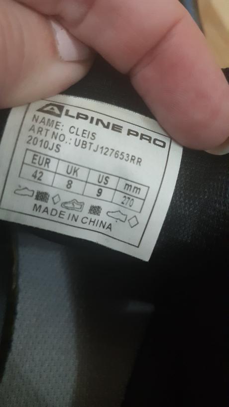 Topánky alpine pro, alpine pro,42