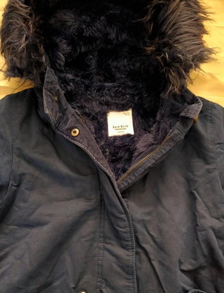 Zara dievčenská  outrwear bunda, zara,164