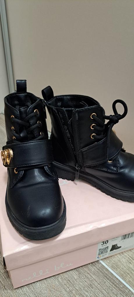 Zateplené členkové topánočky, nelli blu,30