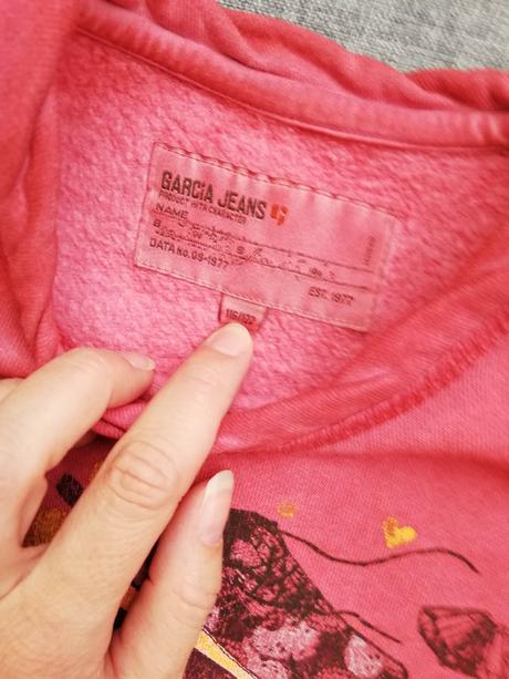 Predlžená mikina 116/122, 116