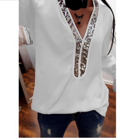 Dámska blúzka sequins, s