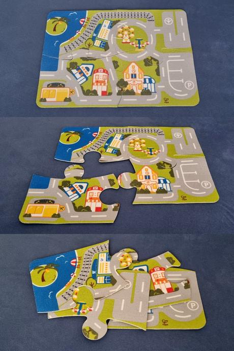 Knižka, knižnica, koberček, obkresľovacie kartičky, 