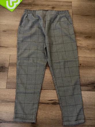 Elegantné kárované nohavice, 44