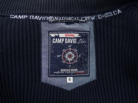 Camp david pletená mikina, s