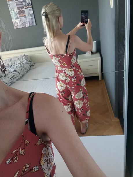 Kvetinový overal, amisu,xs