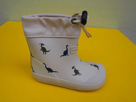 Detské barefoot gumáky bundgaard ivory dino, bundgaard,22 / 23