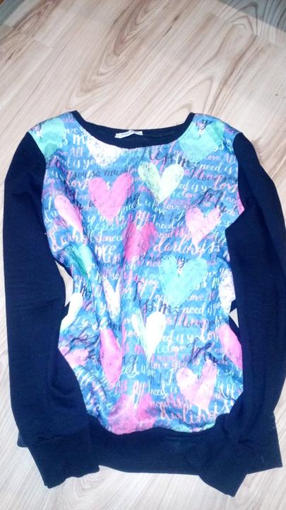 Farebná mikina bez kapucne, m