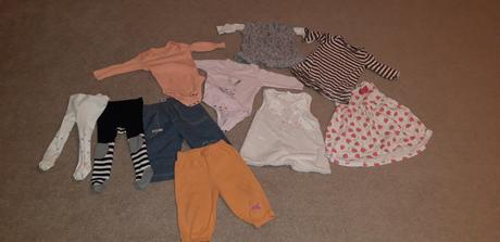 Balík oblečenia pre dievčatko od 3-6 mesiacov, 68–80