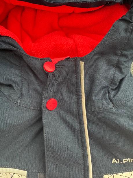 Lyžiarska bunda+otepľovačky, alpine pro,128