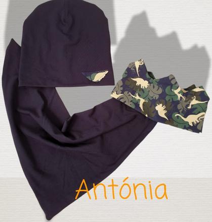 Setik celenka,ciapka a šatka, 50 - 122