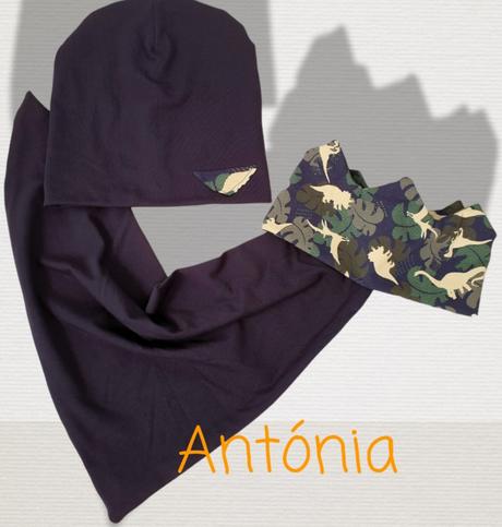 Setik celenka,ciapka a šatka, 50 - 122