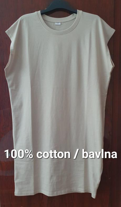 Bavlnene saty / dlhe tricko, s