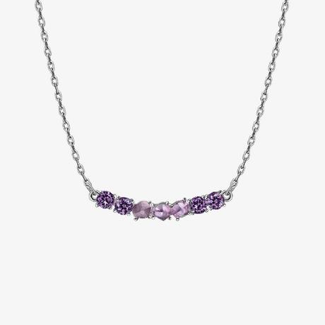 Norrsken - náhrdelník+náušnice tide amethyst, oriflame