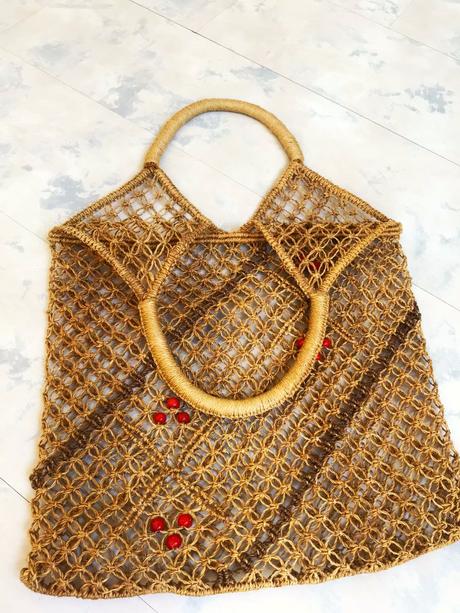 Naturálna jutová taška,