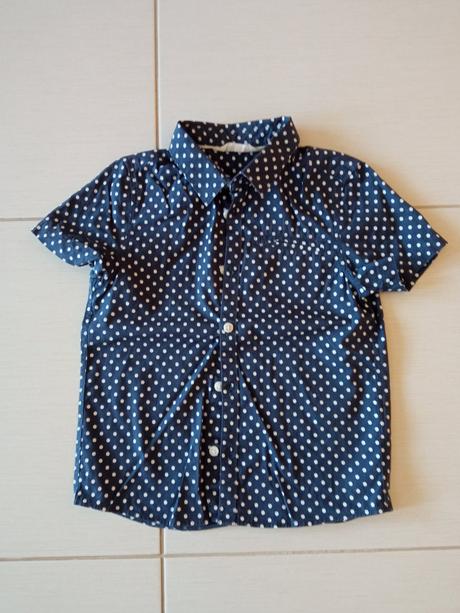 Chlapčenská košeľa s kravatou, h&m,128