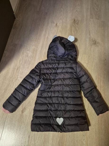 Zimna predlzena bunda dievcenska, 122 vel., dopodopo,122