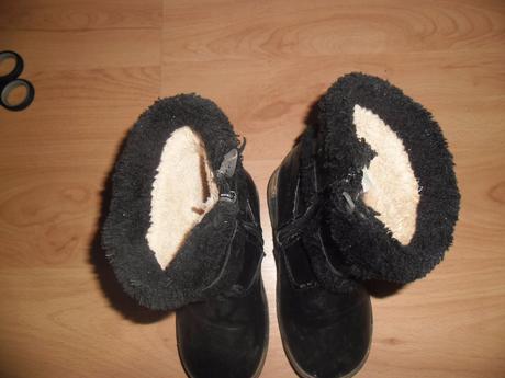 Čierne čižmičky pre dievčatko, 28