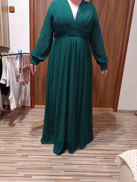 Krásne zelené šaty veľkosť 46, 46