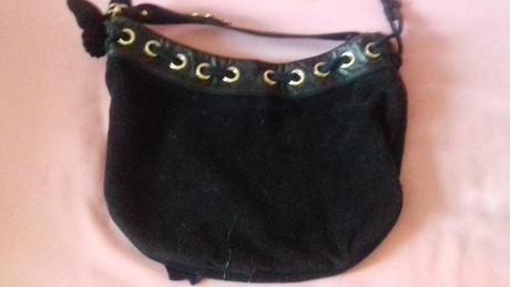 Kabelka semišová, krasna zn. juicy couture,