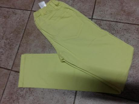 .žlté nohavice, h&m,152