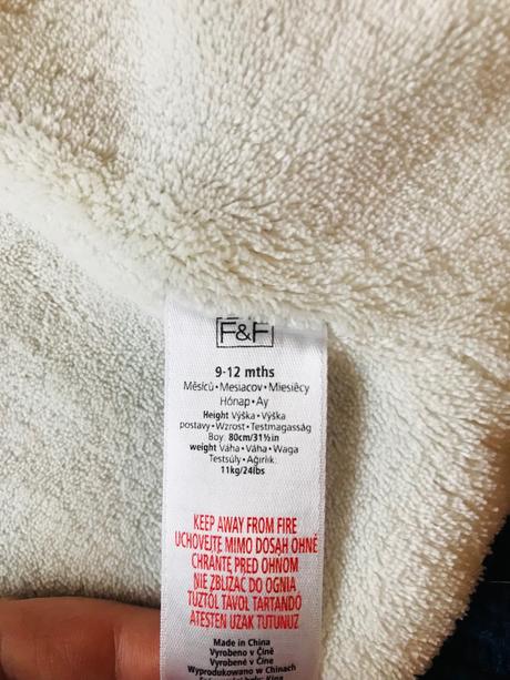 Zateplený sveter chlapec 80, f&f,80