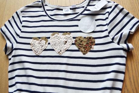 Šaty gap s pretáčacími srdiečkami v 152/158, gap,158