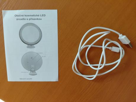 Kozmetické led zrkadlo, 