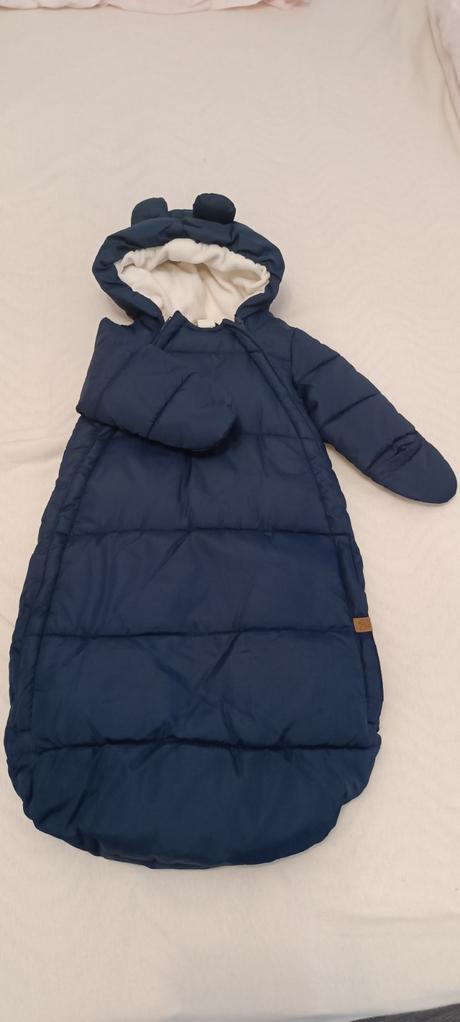 Zimná kombinéza/fusak 62/68, h&m,62