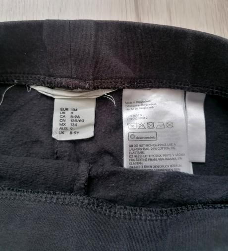 Legíny h&m č.134, h&m,134