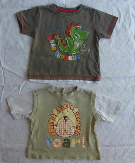 2 chlapcenske letne tricka, cherokee,80