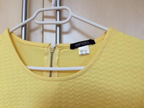 Žltý top na zips, esmara,38