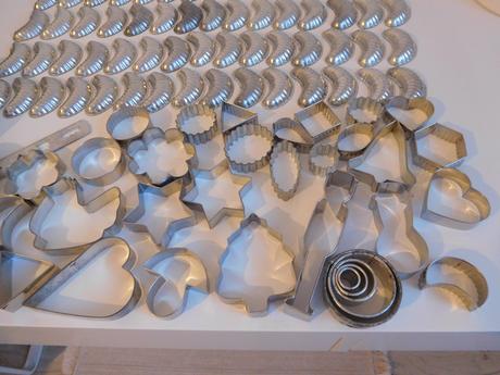 Mlynček na orechy + formičky, kovové, 