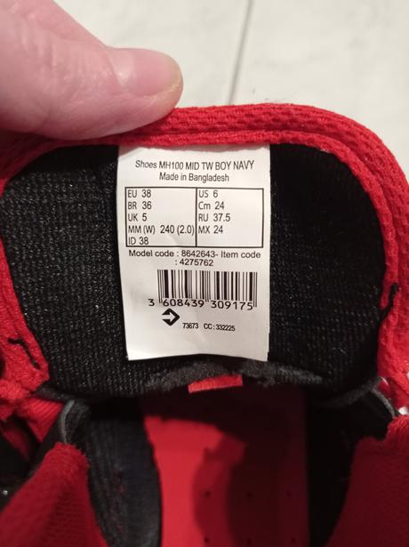 Trekové topánky, quechua,38