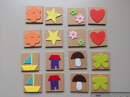 Hmatové pexeso (hand made), 