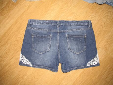 Riflové šortky s madeirou v. 44, esmara,44