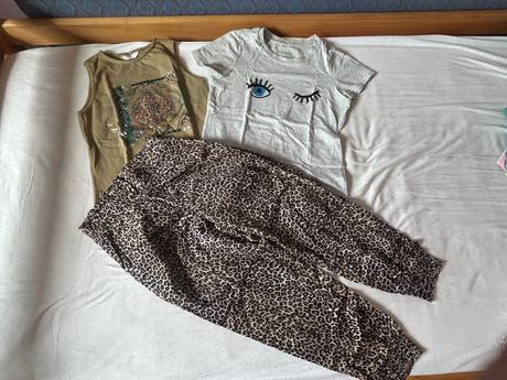 Tričká a tenké nohavice, lindex,134