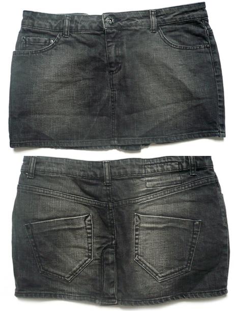 Riflová sukňa, h&m,38