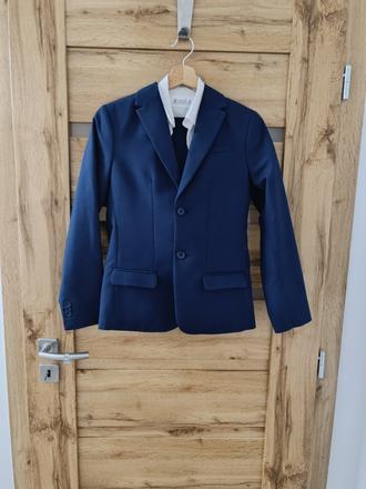 Chlapčenský oblek + košeľa, 158