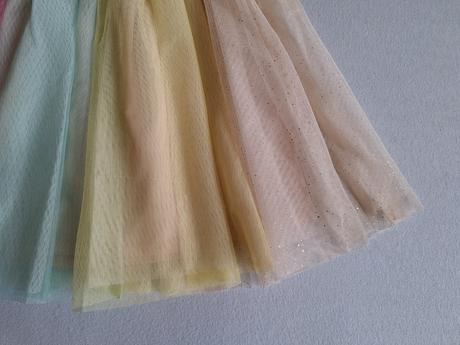 Rainbow sukňa - pastelovo farebná zn. next 3-6 r., next,104