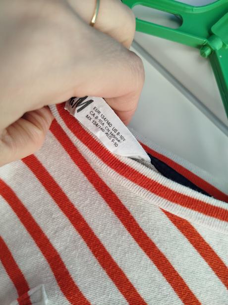 Pásikavy pulover 134/140, h&m,134