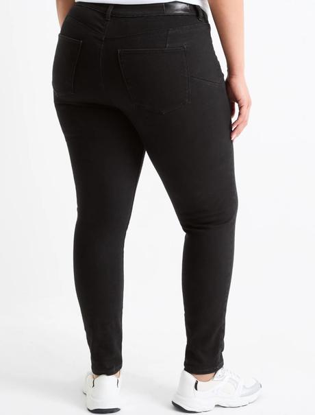 Damske čierne džínsy c&a xxxl, c&a,xxxl