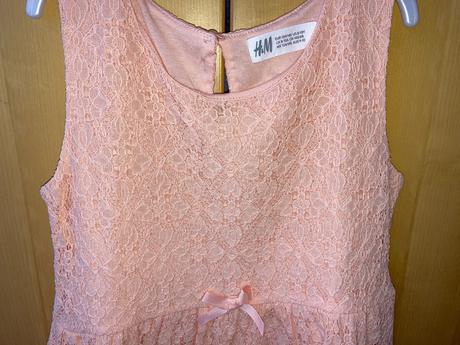 Krajkové šaty, h&m,134