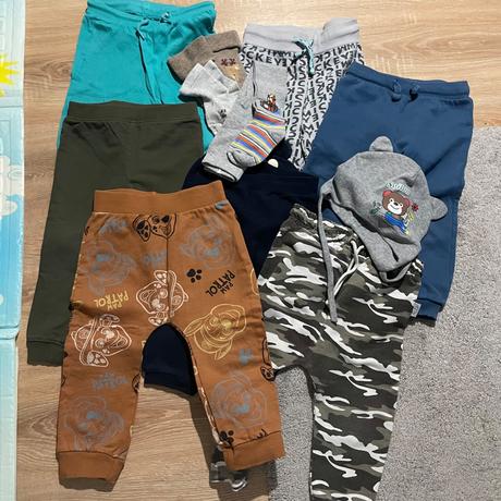 Balík tepláky jeseň/zima v86/92, 86