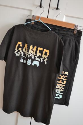 Čierna súprava 146/152, h&m,146