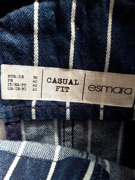 Rifľová sukňa na traky 38, esmara,38