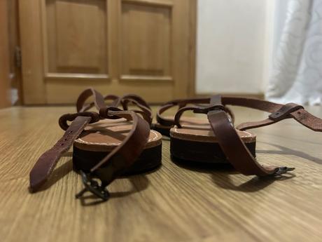 Grécke kožené sandále veľ. 41 top stav, 41