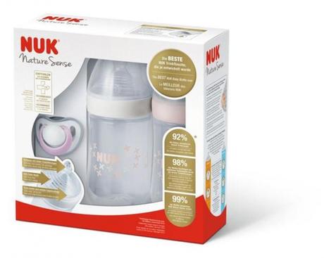 Nuk sada dvoch fliaš twin set nature sense pink, nuk