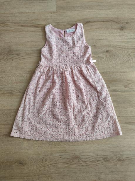 Šaty čipkované, h&m,122
