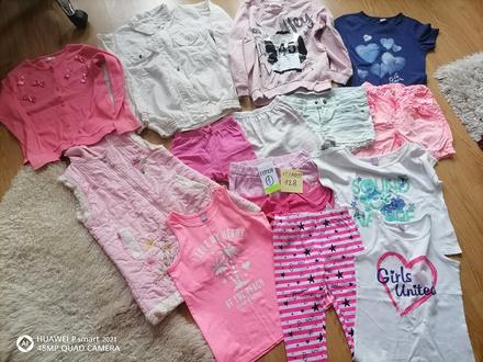 Balík oblečenia 14ks veľkosť 128 pre 8ročnu slečn, 122–134