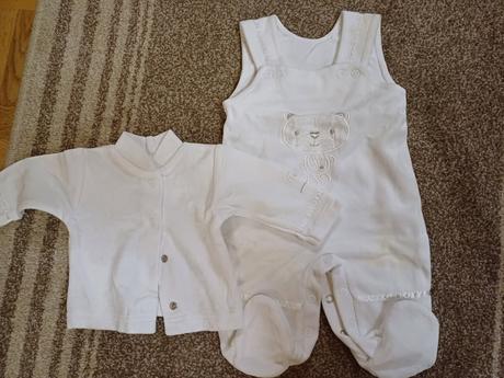 Set dupačky a košieľka zamatové s mackom, 50